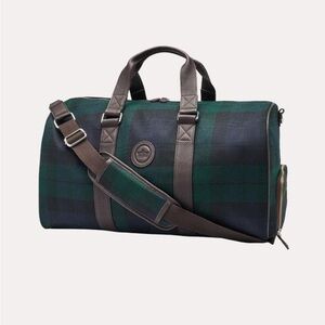 NWT Peter Millar Stylish Black and Green Men's Mountainside Bag